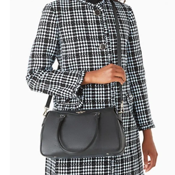 NWT Kate spade Black Mimi Satchel handbag crossbody bag - Picture 2 of 12